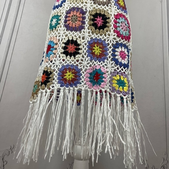 Colorful Crochet Midi Dress - Picture 8 of 11